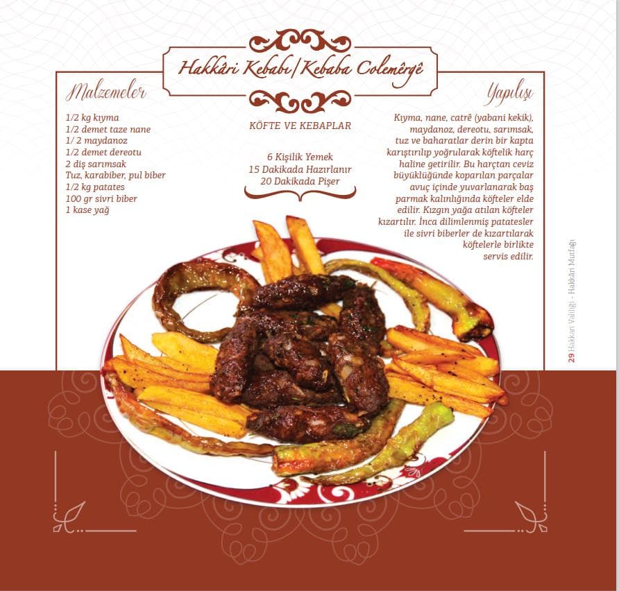 Hakkari Kebabı - Hakkari