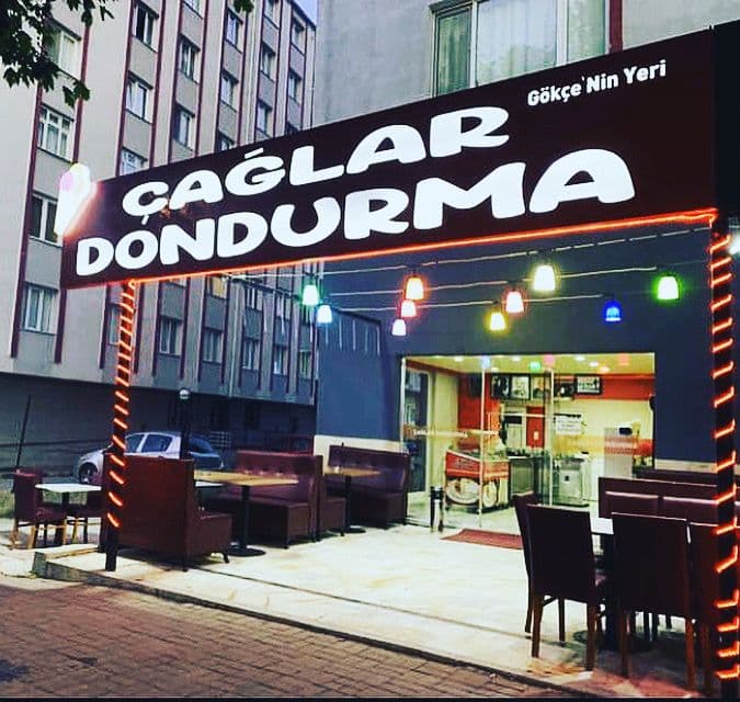 Çağlar Dondurma Evi Gökçe,nin Yeri